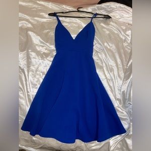 Blue xs windsor dress
